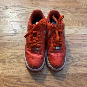 Nike Air Force 1 Low Orange Sneakers size10  dv 0788-600